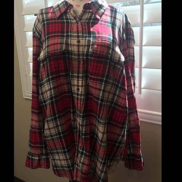 Plaid collard Button down shirt