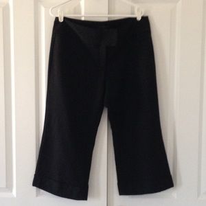 Express Editor Black cropped pants