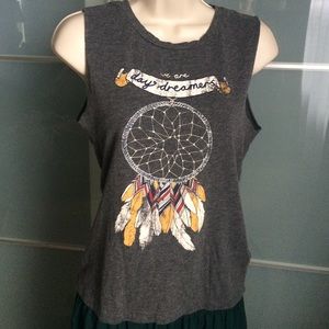 Grey top muscle tee DIVIDED by H&M size 4 💪😉