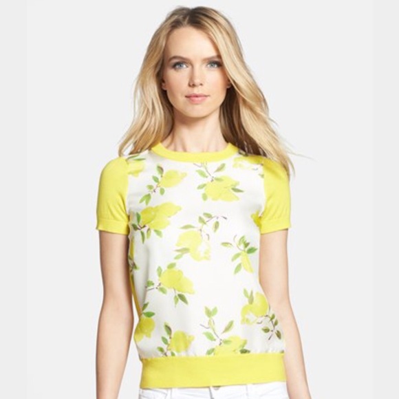 Kate Spade Lemon Barcley Sweater