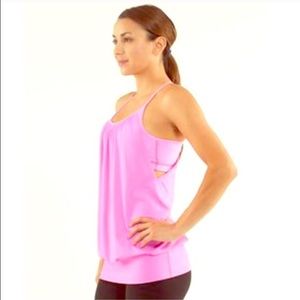 Re-listing! Pink Lulu No Limits Tank