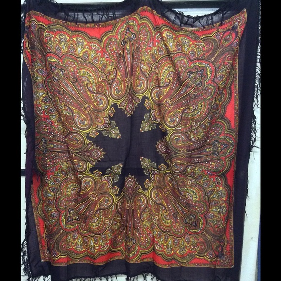 Russian Accessories - Giant Russian Scarf from Russia -Wool, NWOT