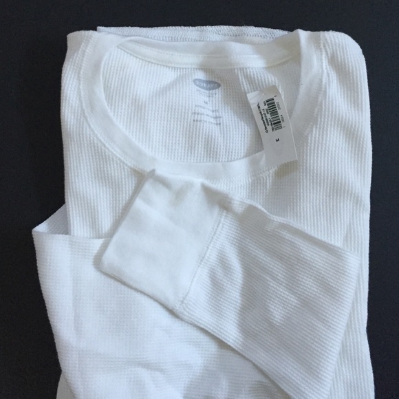 Old Navy Tops - Old Navy white waffle weave l/s women's shirt