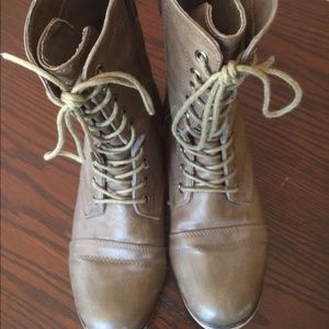 Olive/Grey combat boots