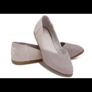 TOMS Jutti Flat Grey Suede