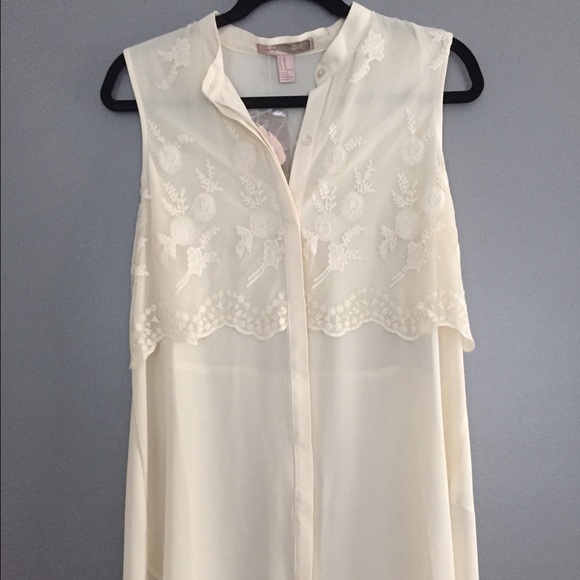Forever 21 Love 21 sheer blouse
