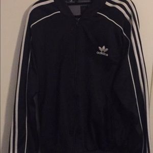 Black adidas track jacket