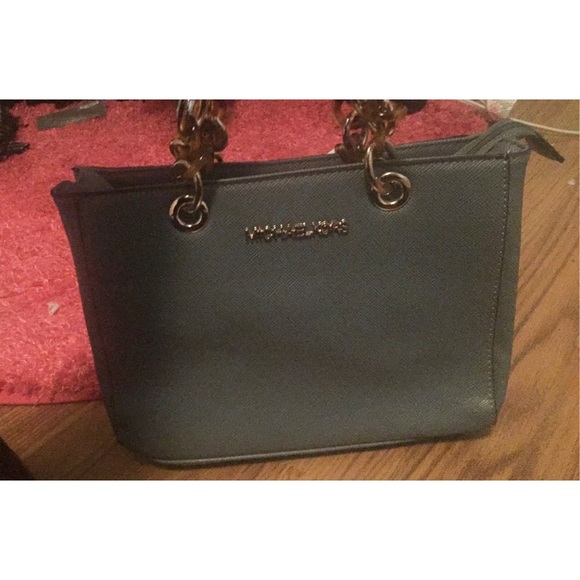 Gray mk purse
