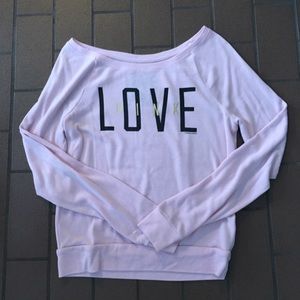 Victoria's Secret PINK off the shoulder sweater