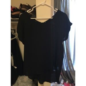 ❤️❤️SOLD❤️❤️Sheer Black Top