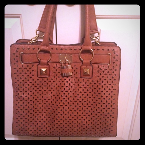 Michael Kors Handbags - Brown and gold purse!