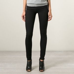7 for all mankind black skinny jeans