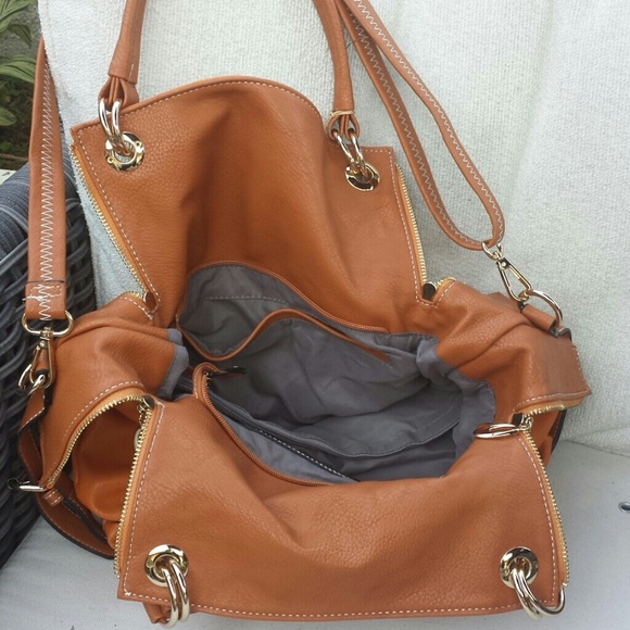 Brown big purse, new - Picture 2 of 4
