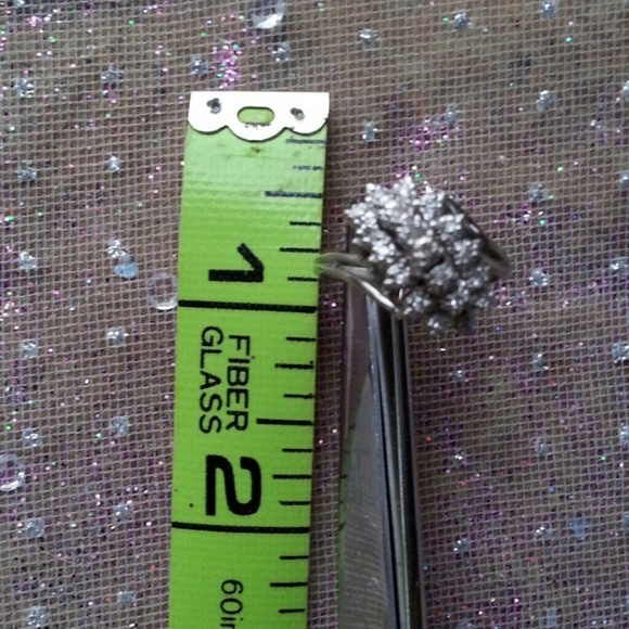 Antique Diamond & Gold Cluster Ring 💍 - Picture 3 of 4