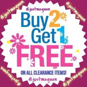 CLEARANCE ITEM SALE!