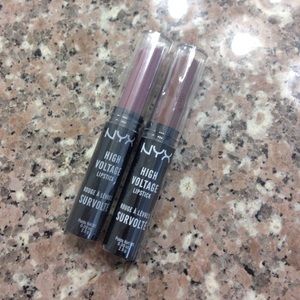 2 Brand New NYX High Voltage Lipsticks