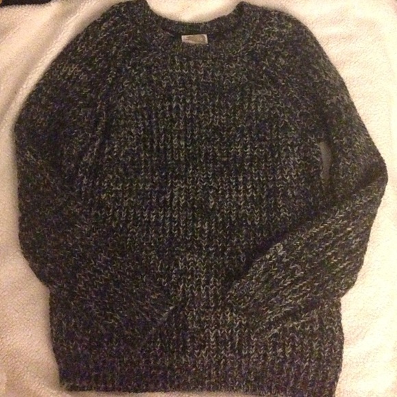 Black & Grey Comfortable Oversized Sweater