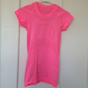 Lululemon Heathered Neon Pink Swiftly