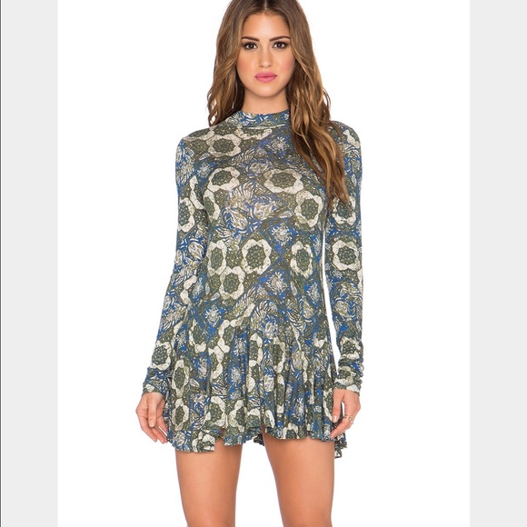 Free people tunic dress Annabelle print