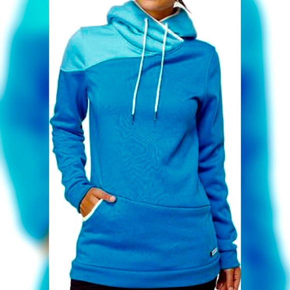 NWOT ROXY Blue Winter Snowboard Sweater Hoodie