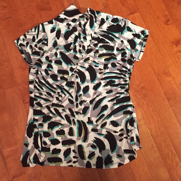 Animal print blouse