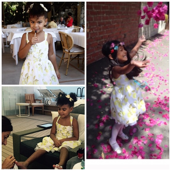 Blue Ivy Carter Lemon Dress