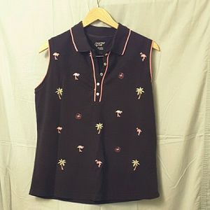 Coral Bay Golf,Sleeveless Top, XL