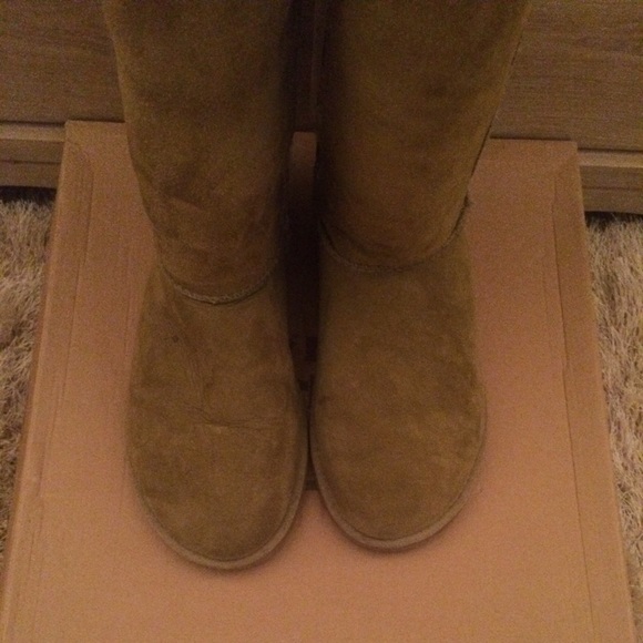 Olive Green Suede Tall Uggs