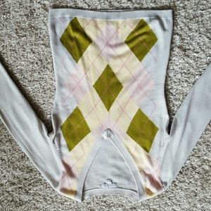 Argyle sweater