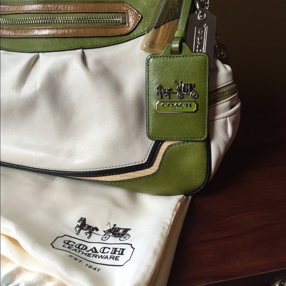 Coach leather handbag