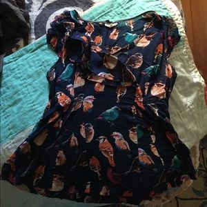 Anthropolgie Meadow Rue Birdie Blouse