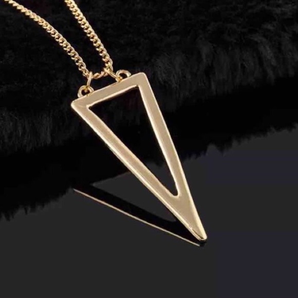 Gold Triangle Pendant