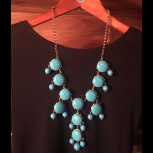 Teal bubble necklace