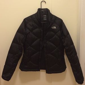 Black North Face coat