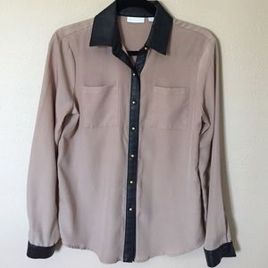 New York and Company Button Up Blouse