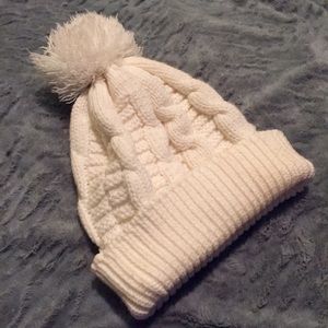 White beanie purchases from Nasty Gal