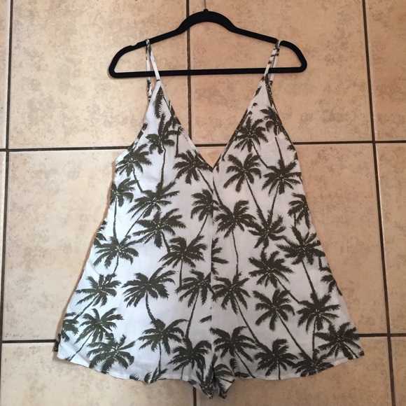 Palm tree romper