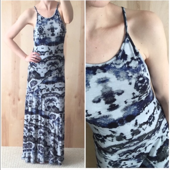 Dresses & Skirts - NWT GORGEOUS Blue Tie Die Maxi Dress