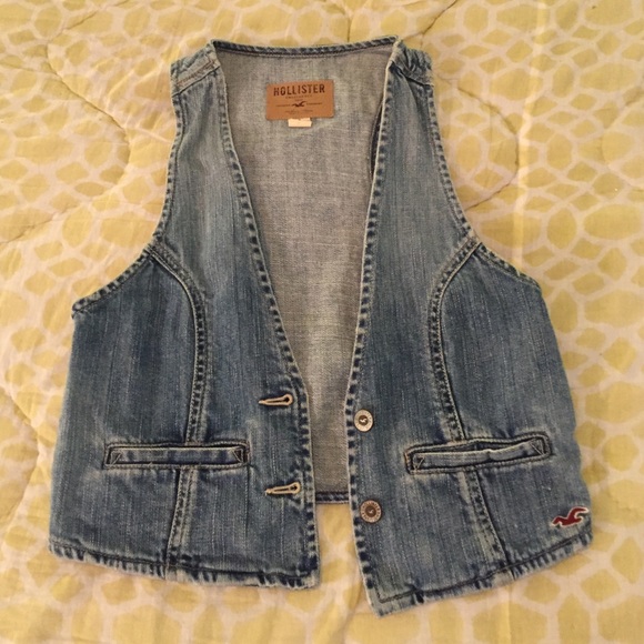 Hollister denim vest