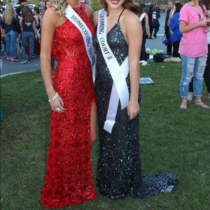 Sparkly beaded prom dress