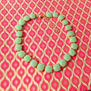 J crew sea foam green necklace