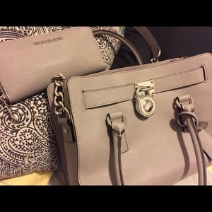 Michael Kors Hamilton handbag & matching wallet