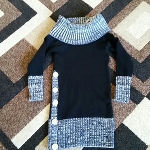 Large off the shoulders sweater dress
