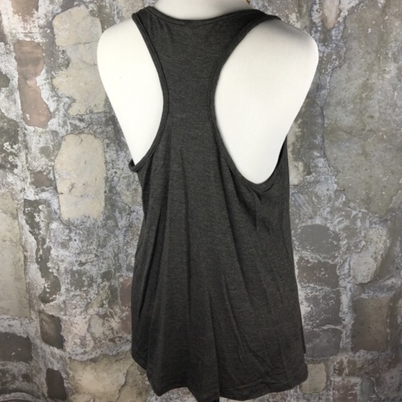 Good times and tan lines gray graphic tank top - Picture 2 of 4