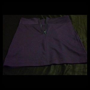 Purple Mini-Skirt