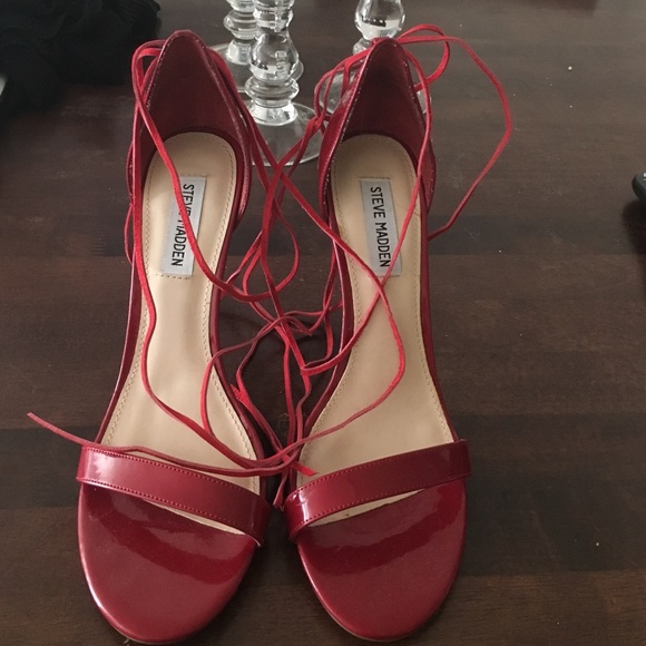 Steve Madden lace up heels Sold!