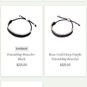 💲⤵Links Of London BlackThread Friendship Bracelet