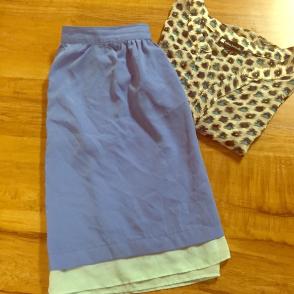 $5 when bundled! Flowy Blue Skirt