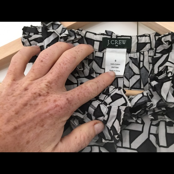 J.Crew Ruffle neck lattice tank - Picture 3 of 4