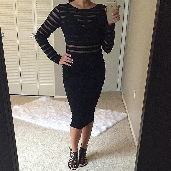 LAST DAY AVAILABLE🎈WHITE striped mesh bodysuit - Picture 2 of 4